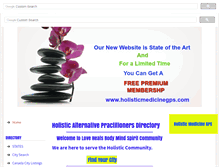 Tablet Screenshot of holistic-alternative-practioners.com